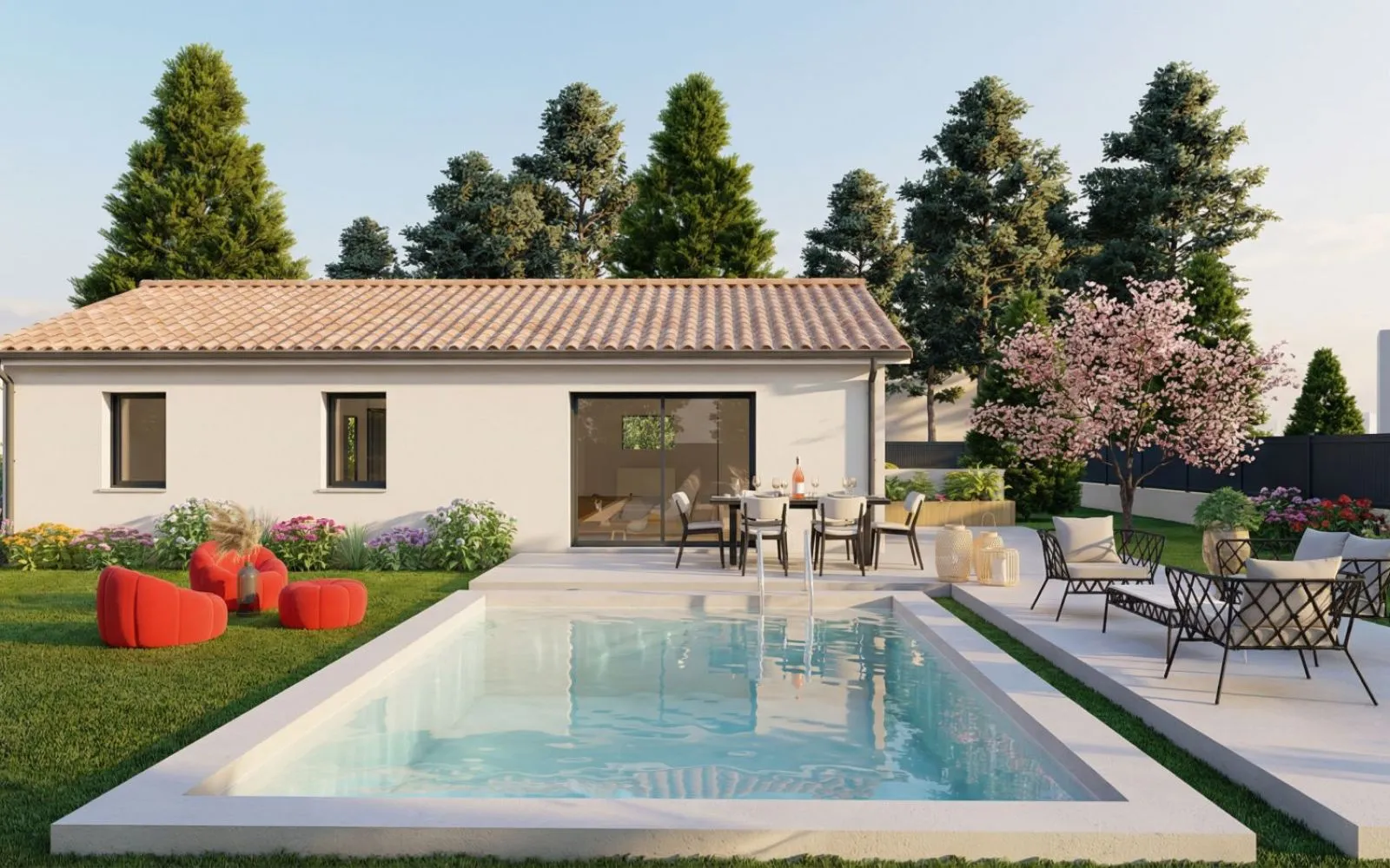 Projet de construction d'une maison 84 m² avec terrain à VERNEUIL-SUR-VIENNE (87) à Verneuil-sur-Vienne — photo 2