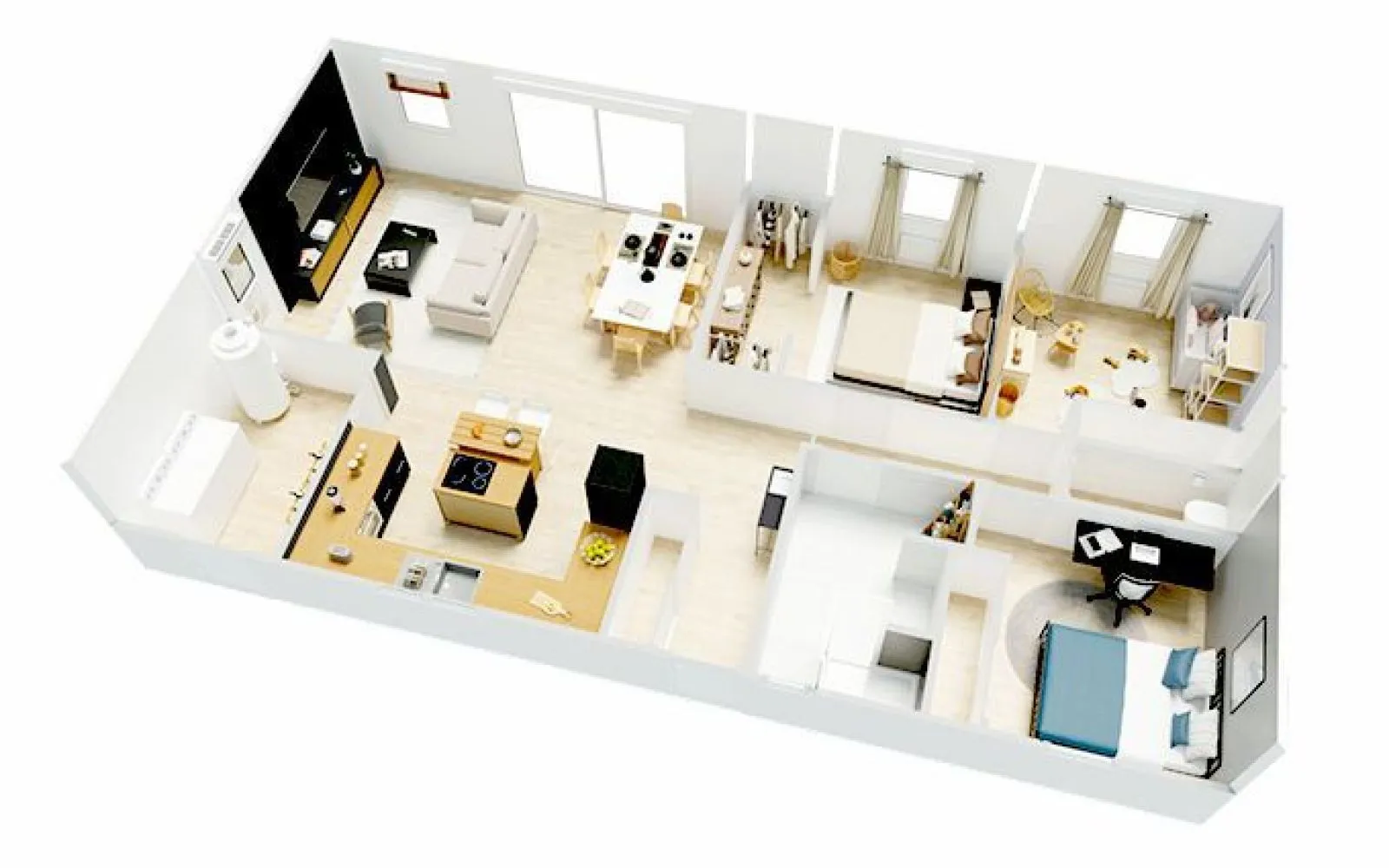 Projet de construction d'une maison 99.69 m² avec terrain à LA SOUTERRAINE (23) à La Souterraine — photo 5