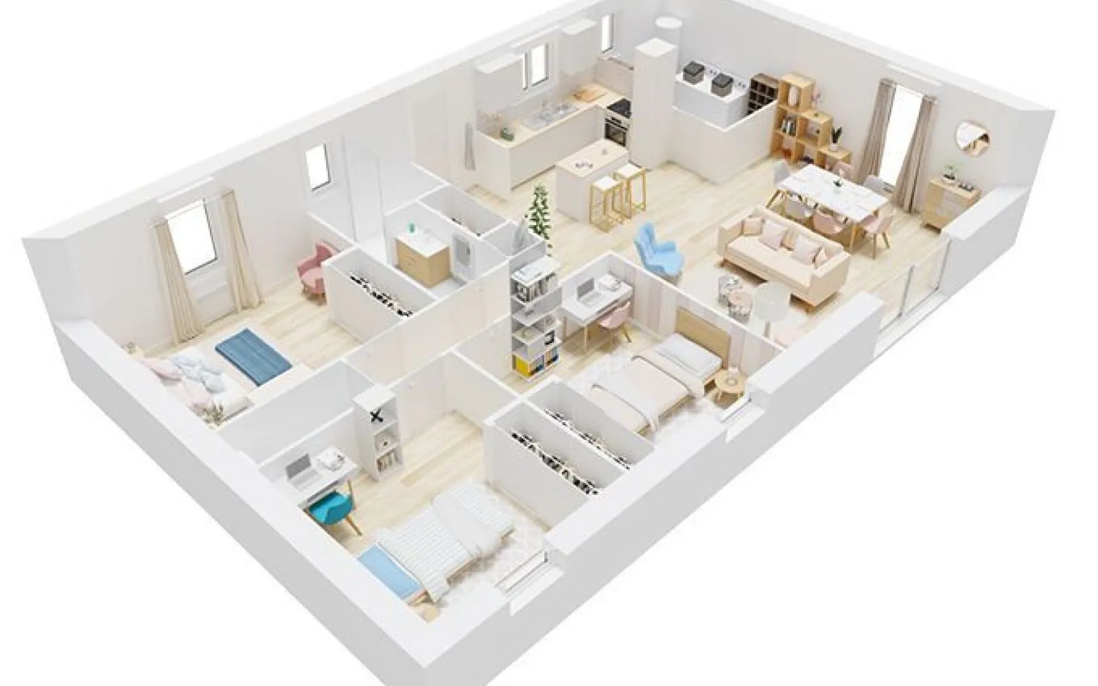 Projet de construction d'une maison 90 m² avec terrain à SAINT-LAURENT (23) à Saint-Laurent — photo 7