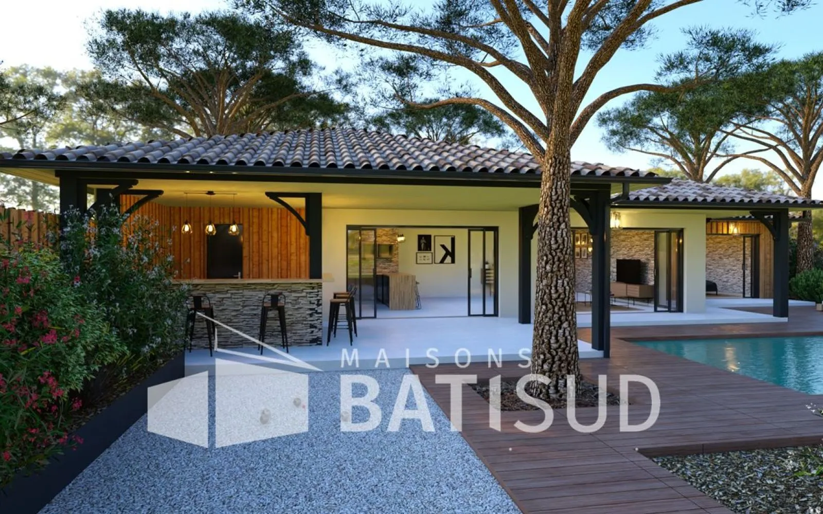 BISCARROSSE Magnifique maison 110M² habitable + terrasse couverte + garage à Biscarrosse — photo 4