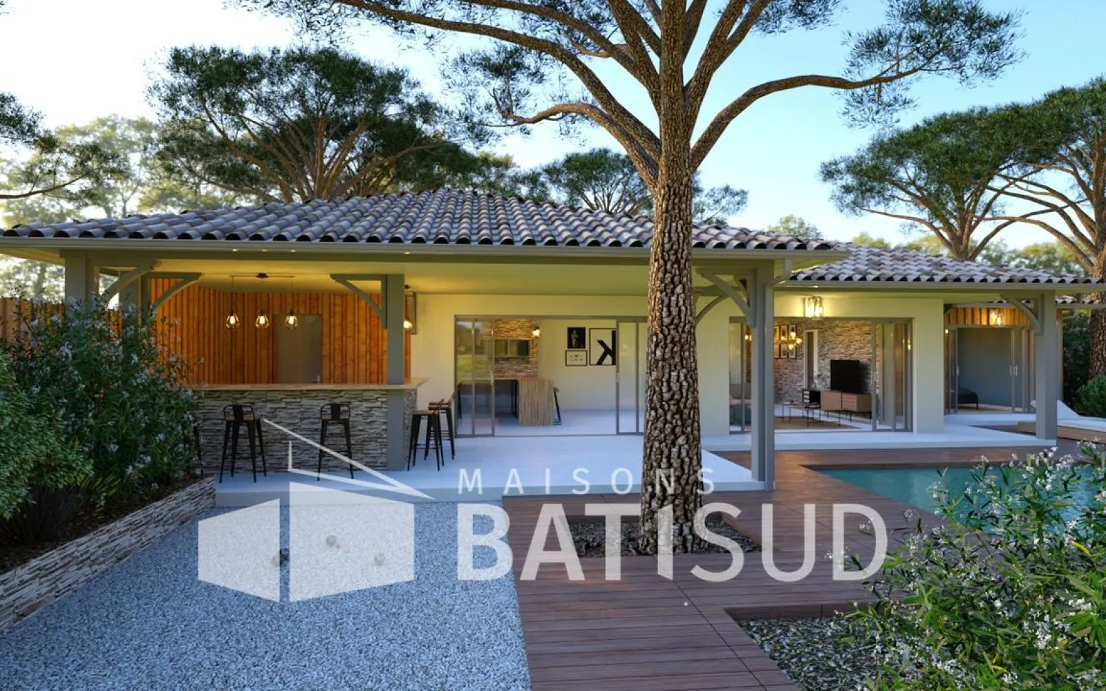 BISCARROSSE Magnifique maison 110M² habitable + terrasse couverte + garage à Biscarrosse — photo 8