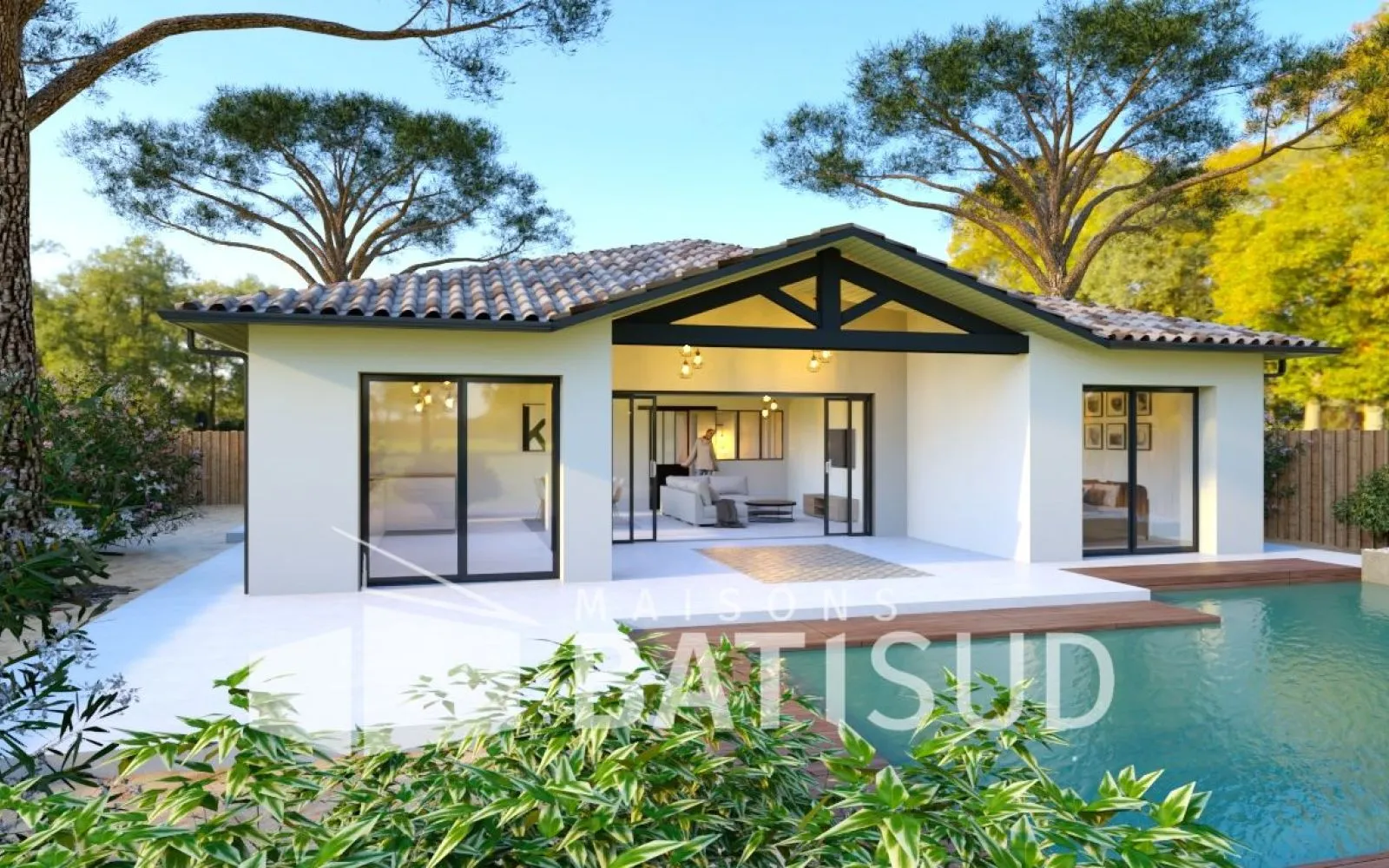 BISCARROSSE Magnifique maison 100M² habitable + terrasse couverte à Biscarrosse — photo 2