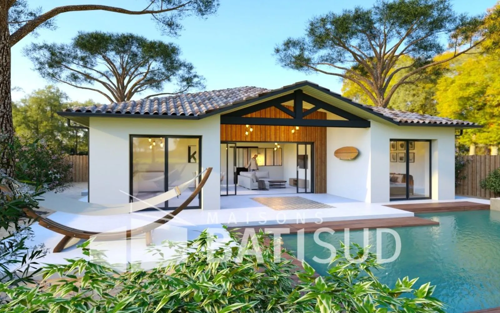 BISCARROSSE Magnifique maison 100M² habitable + terrasse couverte à Biscarrosse — photo 3