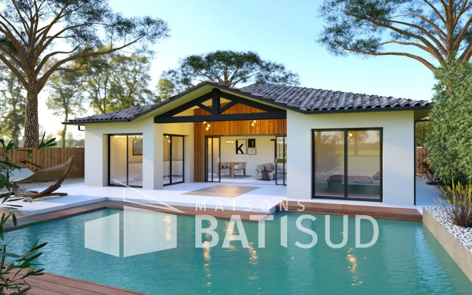 BISCARROSSE Magnifique maison 100M² habitable + terrasse couverte à Biscarrosse — photo 4