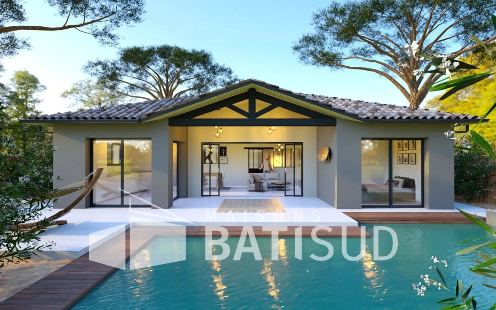 BISCARROSSE Magnifique maison 100M² habitable + terrasse couverte à Biscarrosse — photo 5