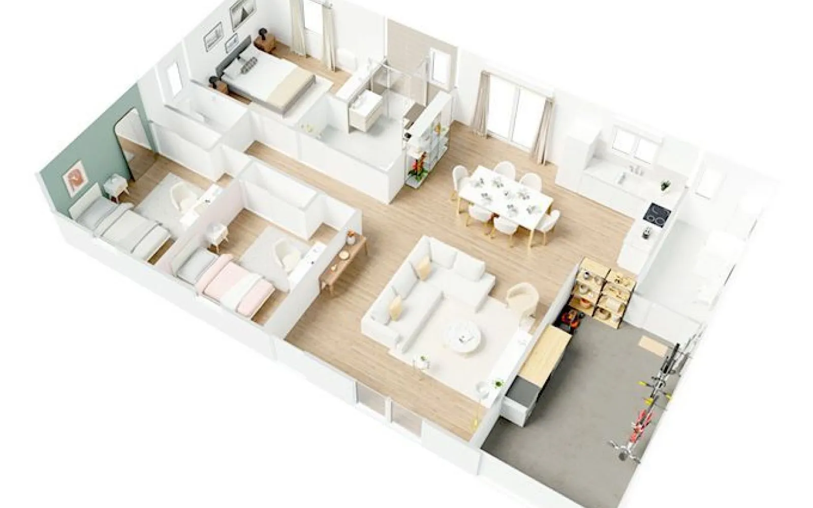 Projet de construction d'une maison 95 m² avec terrain à GENOUILLAC (23) à Genouillac — photo 5