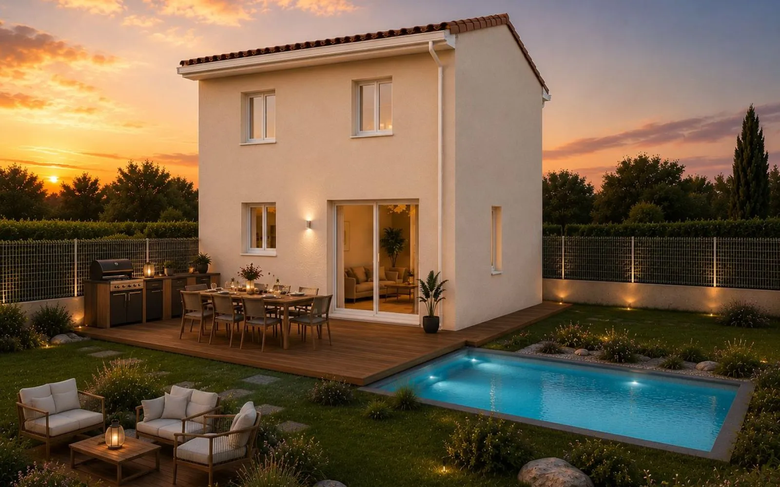 Projet de construction d'une maison 83 m² avec terrain à MONTPEZAT (30) à Montpezat — photo 1
