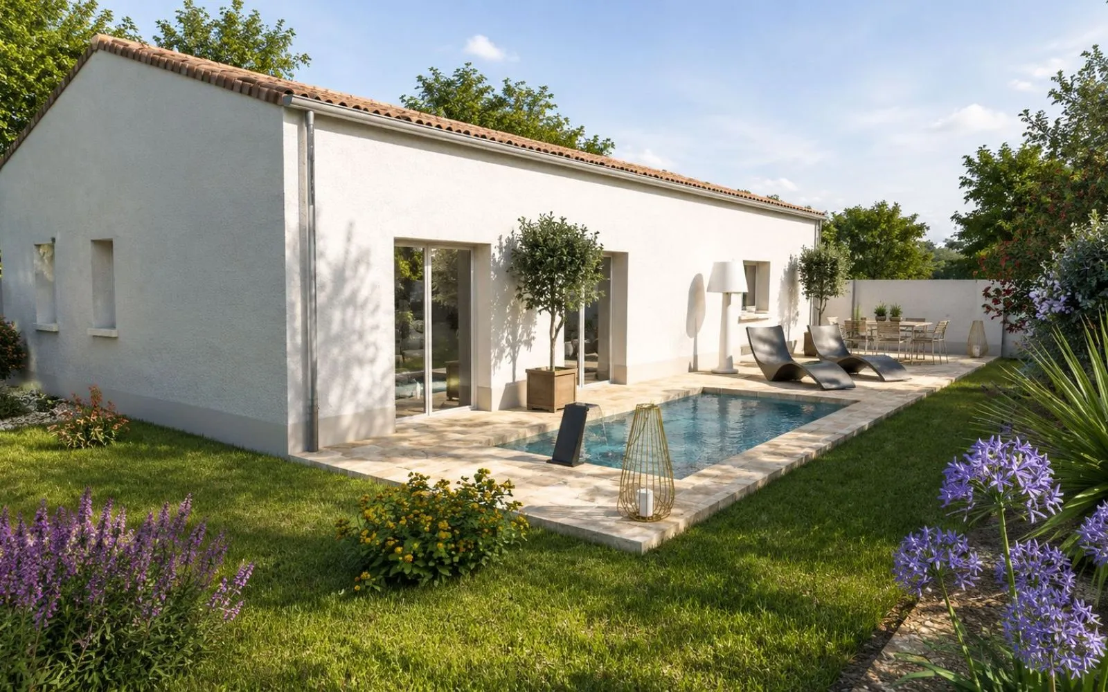 Projet de construction d'une maison 97 m² avec terrain à SAINTES (17) à Saintes — photo 1