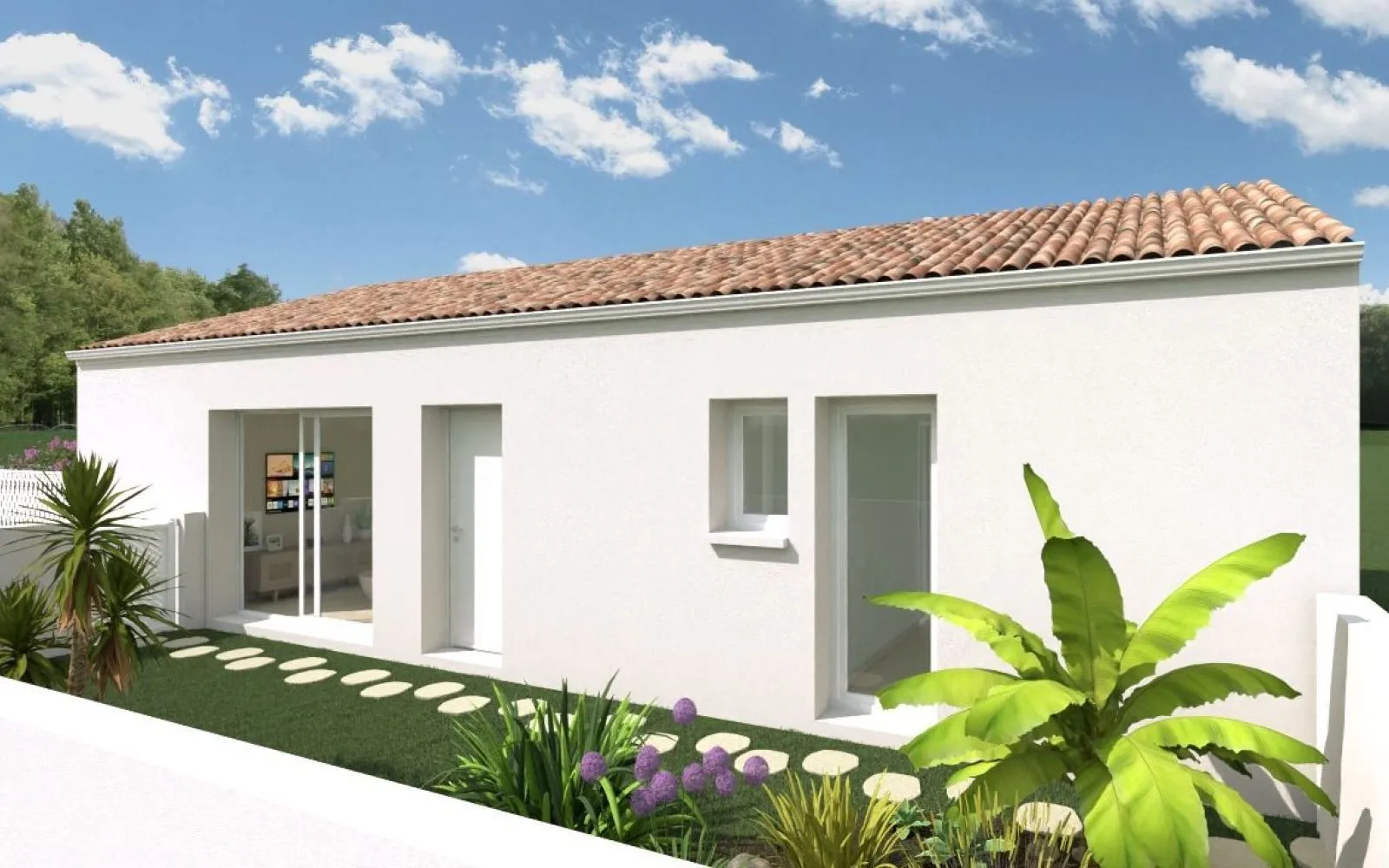 Projet de construction d'une maison 70 m² avec terrain à BALANZAC (17) à Balanzac — photo 1