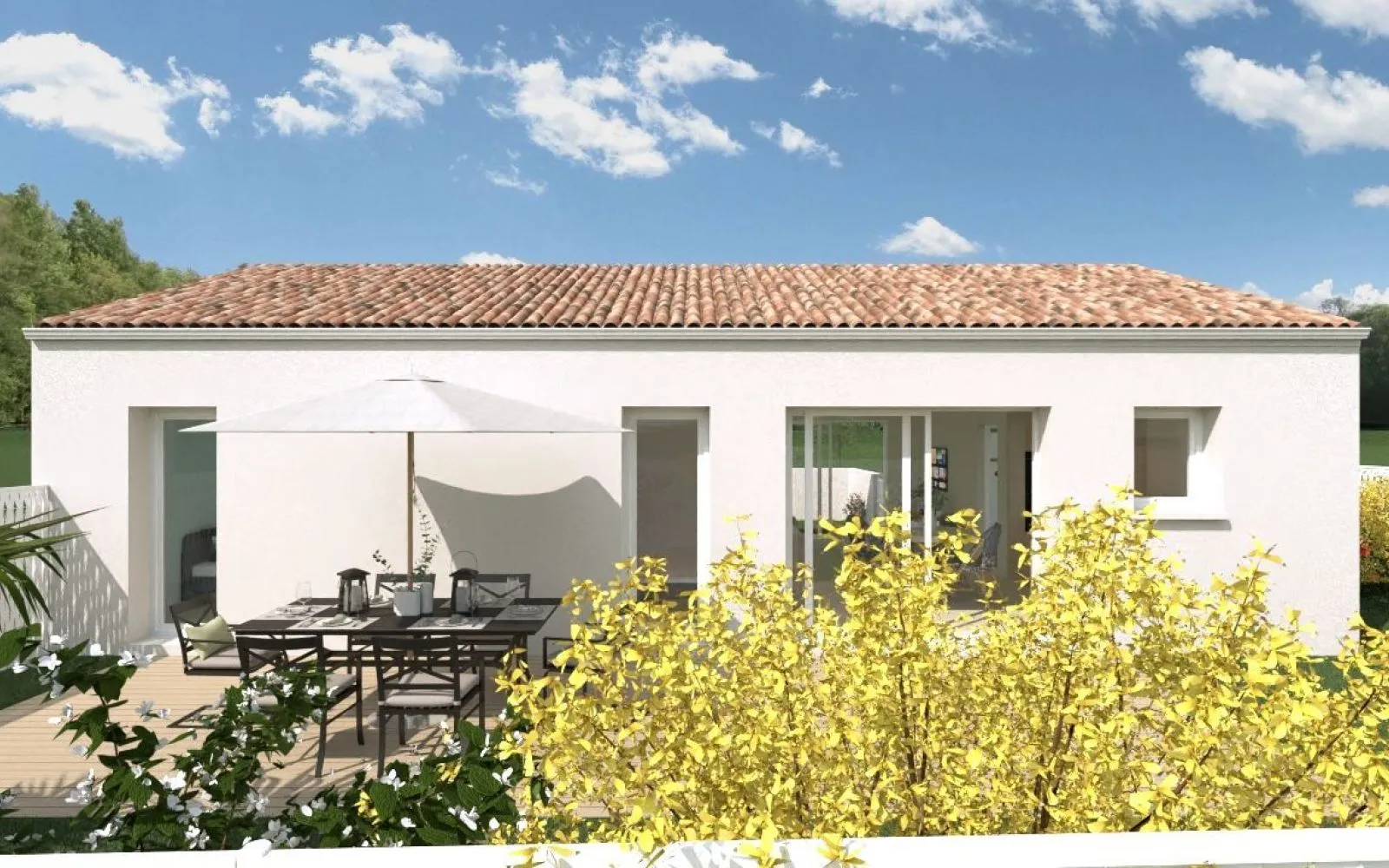 Projet de construction d'une maison 70 m² avec terrain à BALANZAC (17) à Balanzac — photo 2