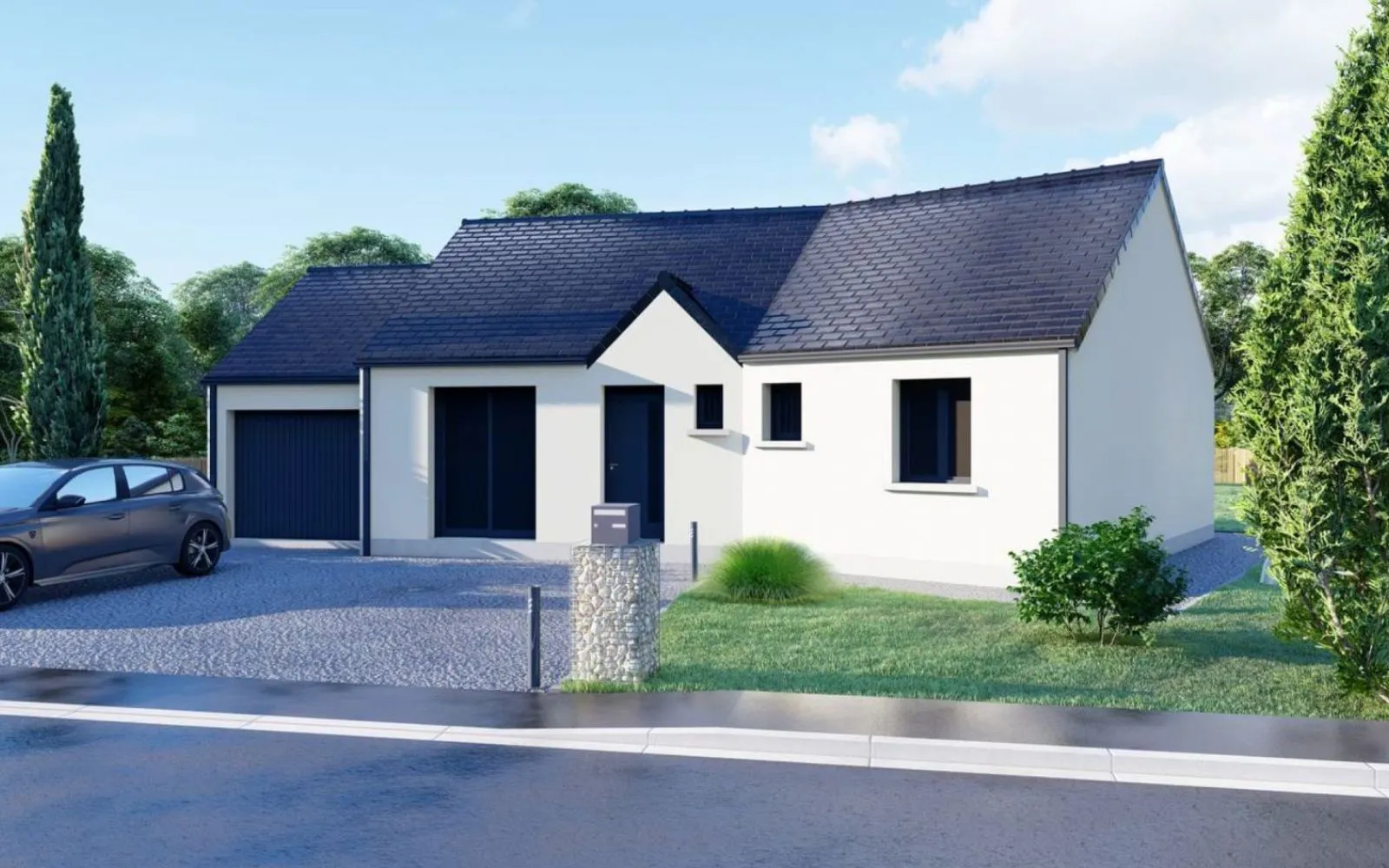 Projet de construction d'une maison 71.32 m² avec terrain à GUEMENE-PENFAO (44) à Guémené-Penfao — photo 1
