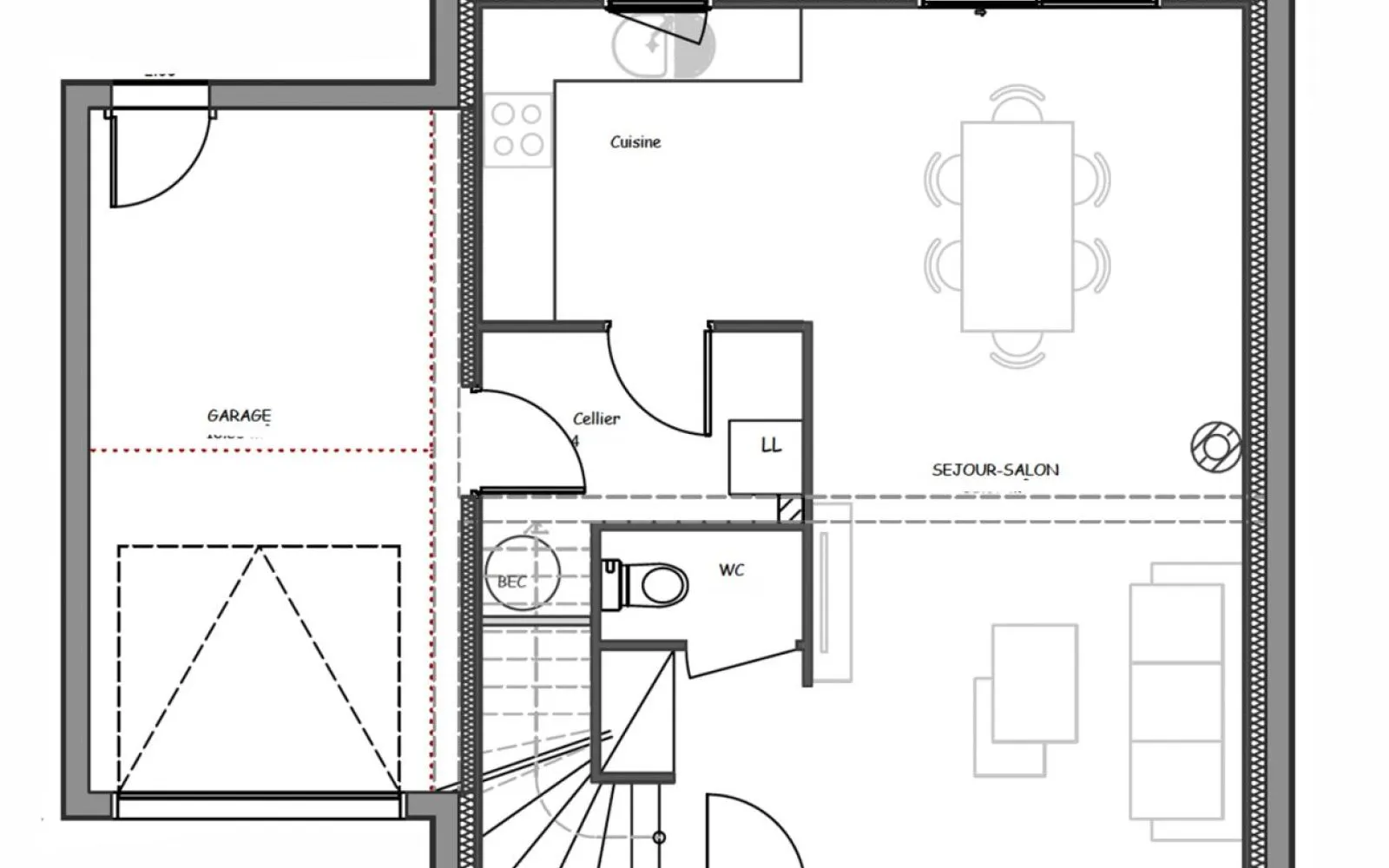 Maison 3 chambres sur un terrain de 268 m² à LA GAUBRETIERE. à La Gaubretière — photo 3