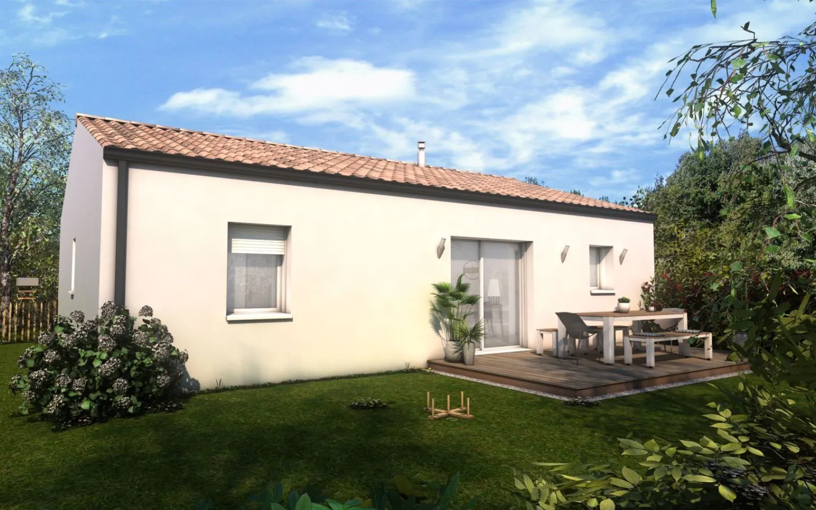 Maison 2 chambres sur un terrain de 389 m² à PAULX. à Paulx — photo 2
