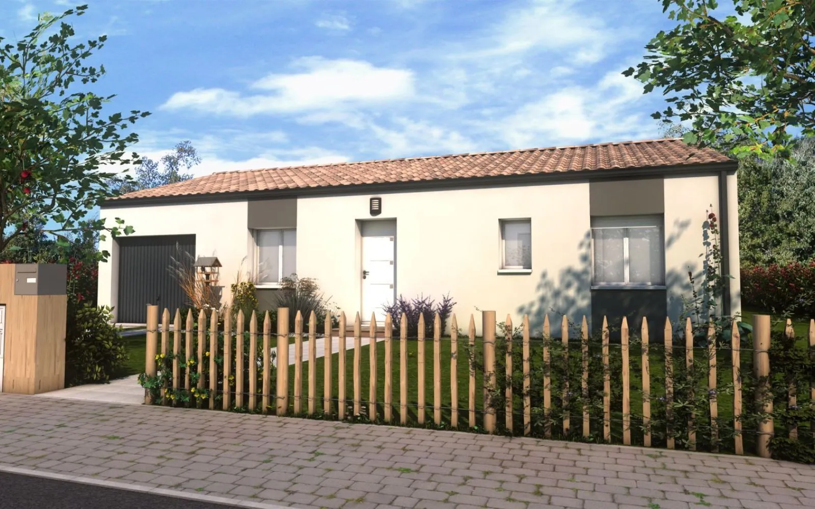 Maison 3 chambres sur un terrain de 219 m² à BAZOGES-EN-PAREDS. à Bazoges-en-Pareds — photo 1
