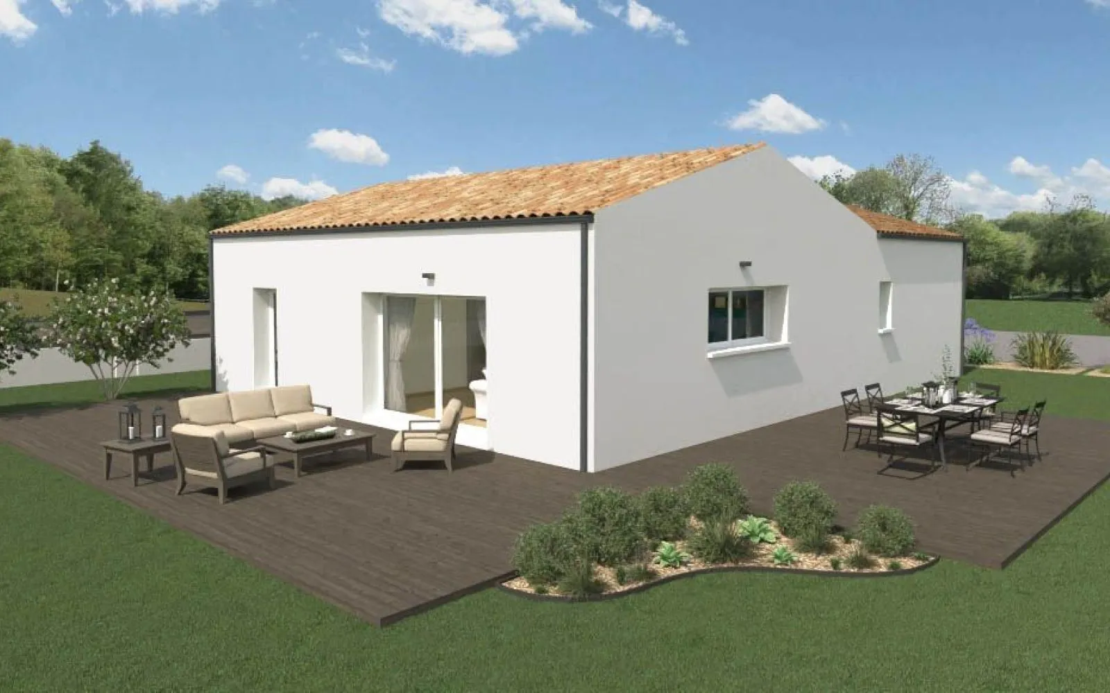 Maison 3 chambres sur un terrain de 345 m² à L'ILE-D'OLONNE. à L'Île-d'Olonne — photo 2