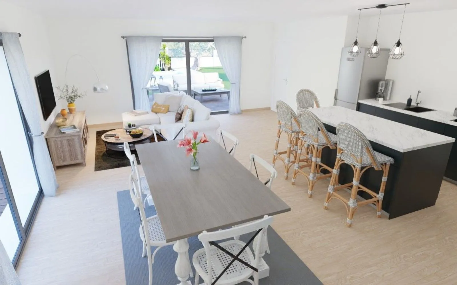 Maison 3 chambres sur un terrain de 345 m² à L'ILE-D'OLONNE. à L'Île-d'Olonne — photo 4