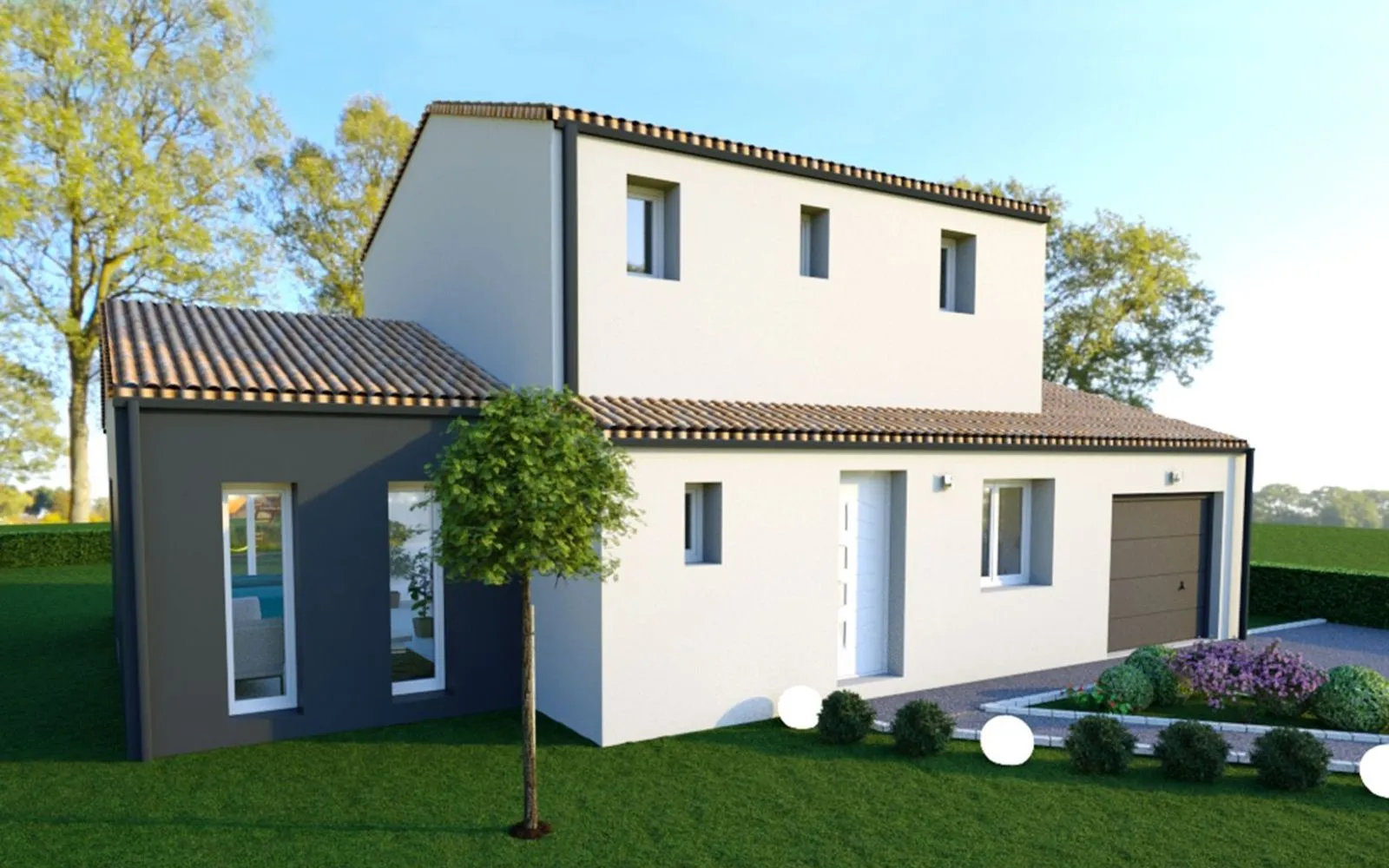 Maison 3 chambres sur un terrain de 247 m² à LA ROCHE-SUR-YON. à La Roche-sur-Yon — photo 1