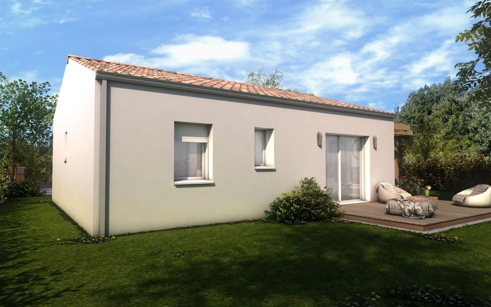 Maison 2 chambres sur un terrain de 714 m² à MORMAISON. à Mormaison — photo 2