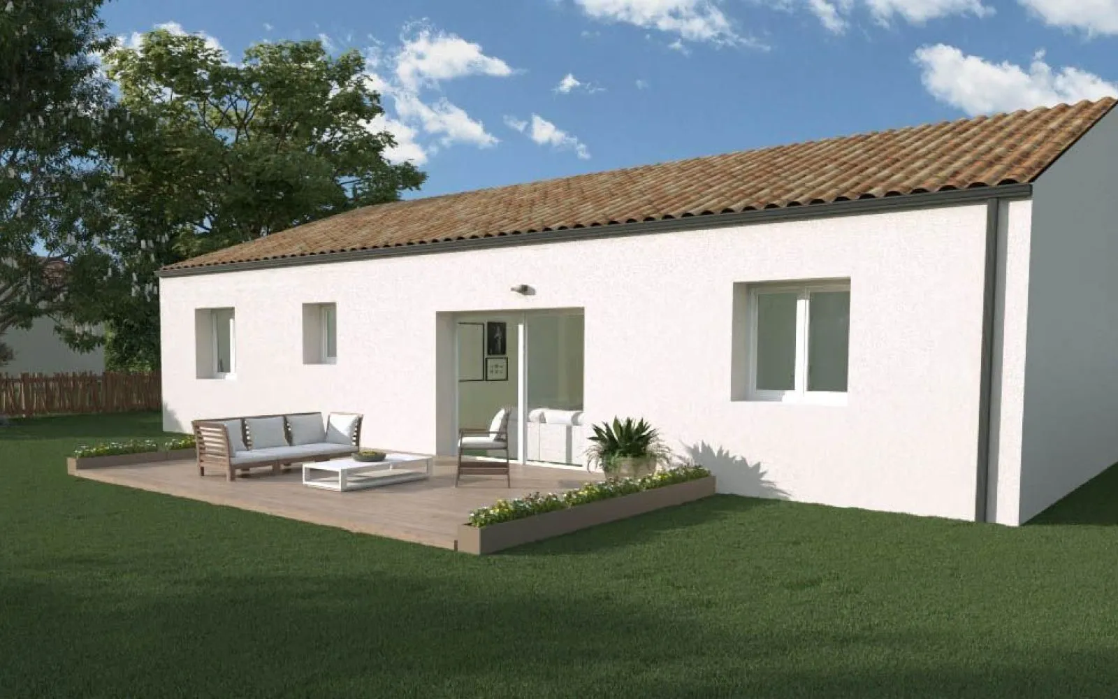 Maison 4 chambres sur un terrain de 880 m² à PEAULT. à Péault — photo 2