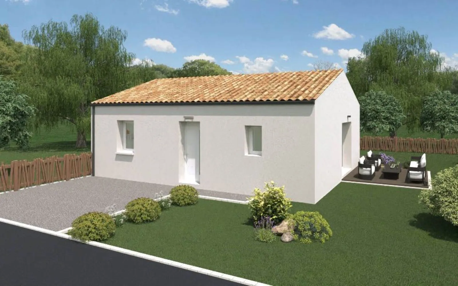 Maison 2 chambres sur un terrain de 283 m² à TOUVOIS. à Touvois — photo 1