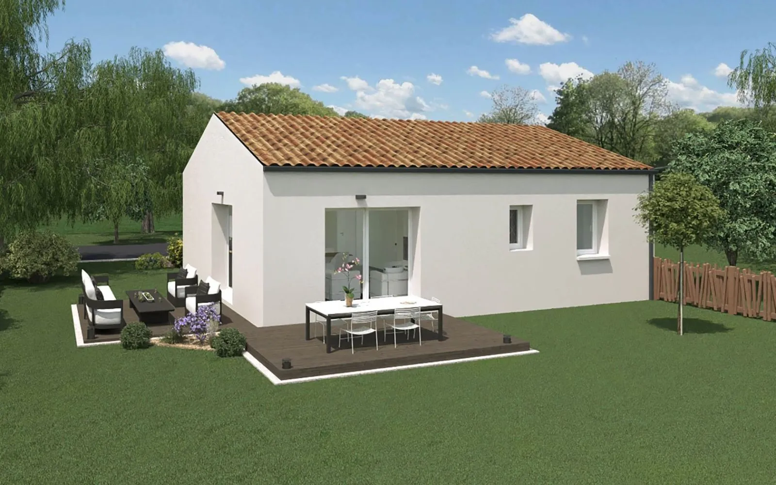 Maison 2 chambres sur un terrain de 283 m² à TOUVOIS. à Touvois — photo 2