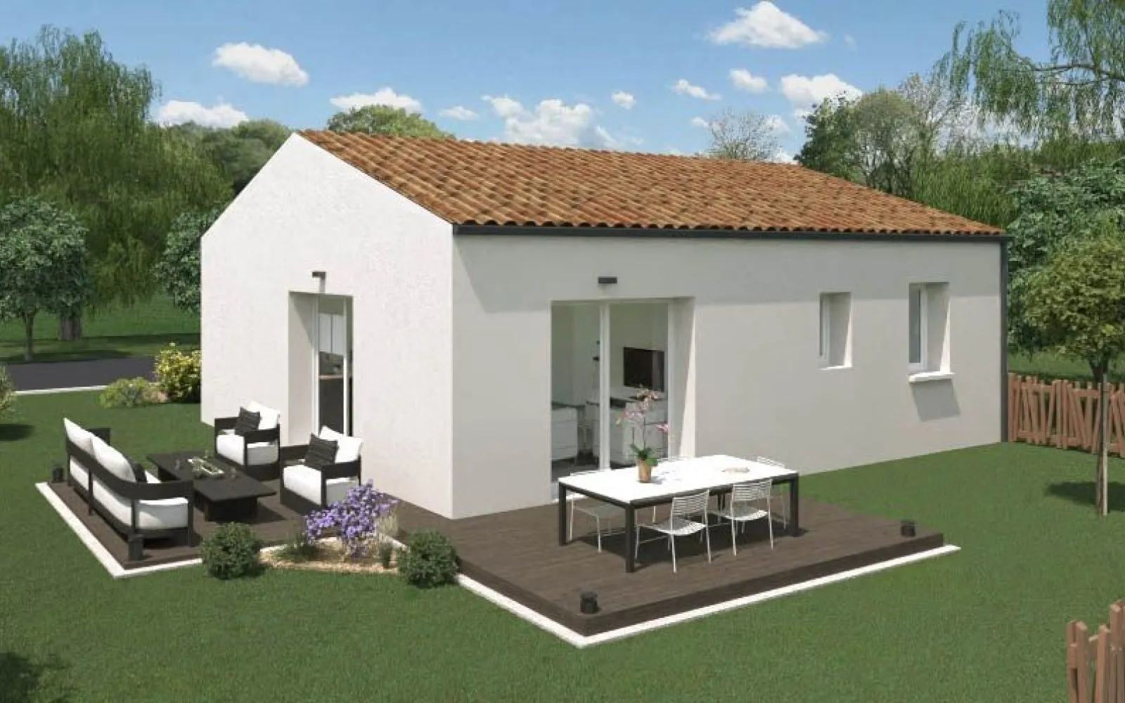 Maison 2 chambres sur un terrain de 283 m² à TOUVOIS. à Touvois — photo 3