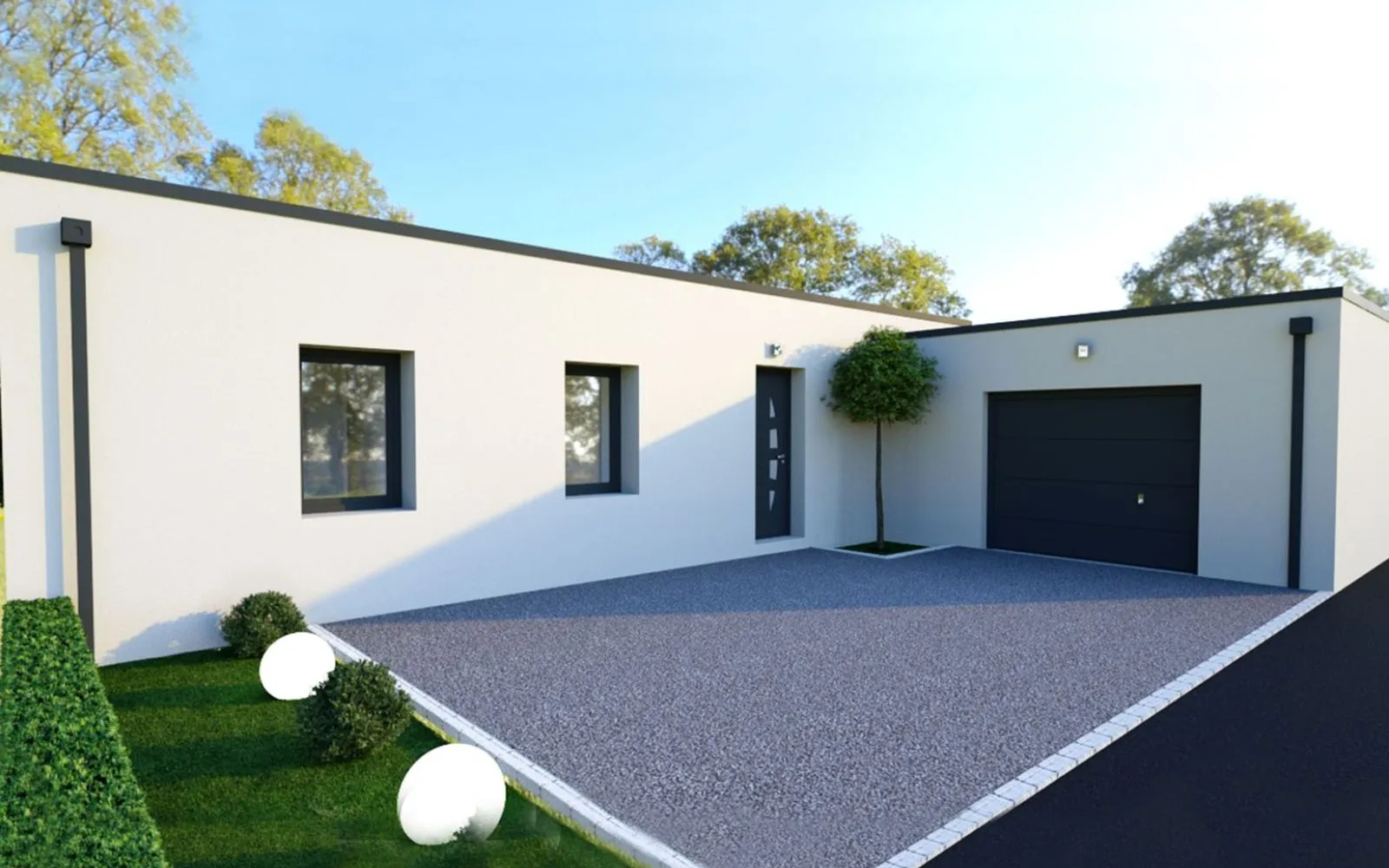 Maison 3 chambres sur un terrain de 300 m² à LE FENOUILLER. à Le Fenouiller — photo 1
