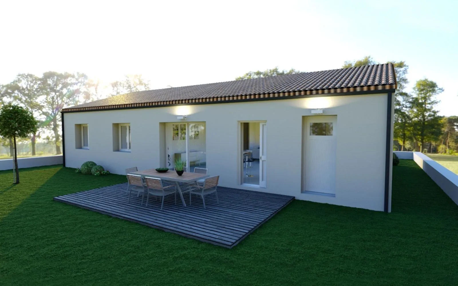 Maison 3 chambres sur un terrain de 345 m² à L'ILE-D'OLONNE. à L'Île-d'Olonne — photo 2