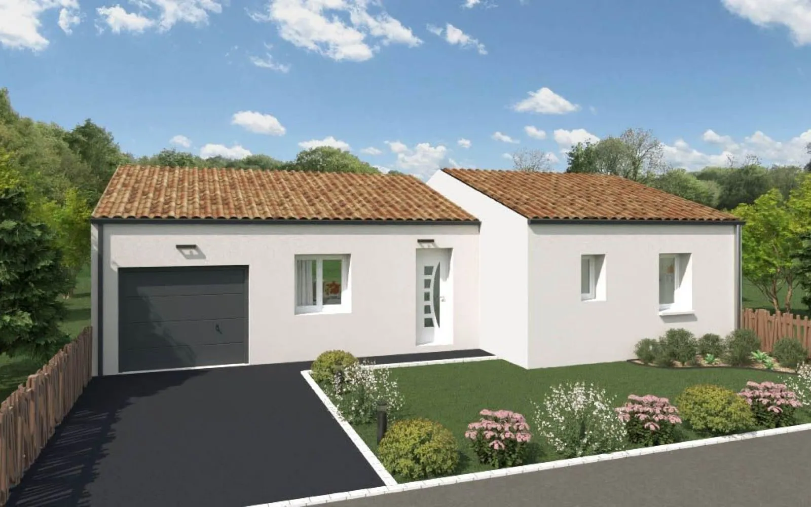 Maison 3 chambres sur un terrain de 336 m² à CHANTONNAY. à Chantonnay — photo 1