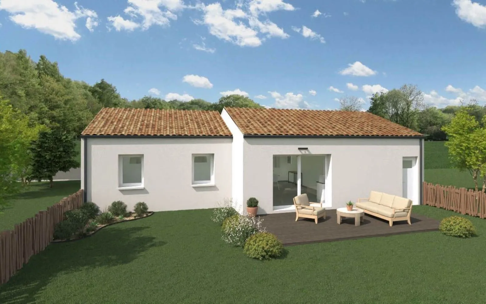 Maison 3 chambres sur un terrain de 336 m² à CHANTONNAY. à Chantonnay — photo 2