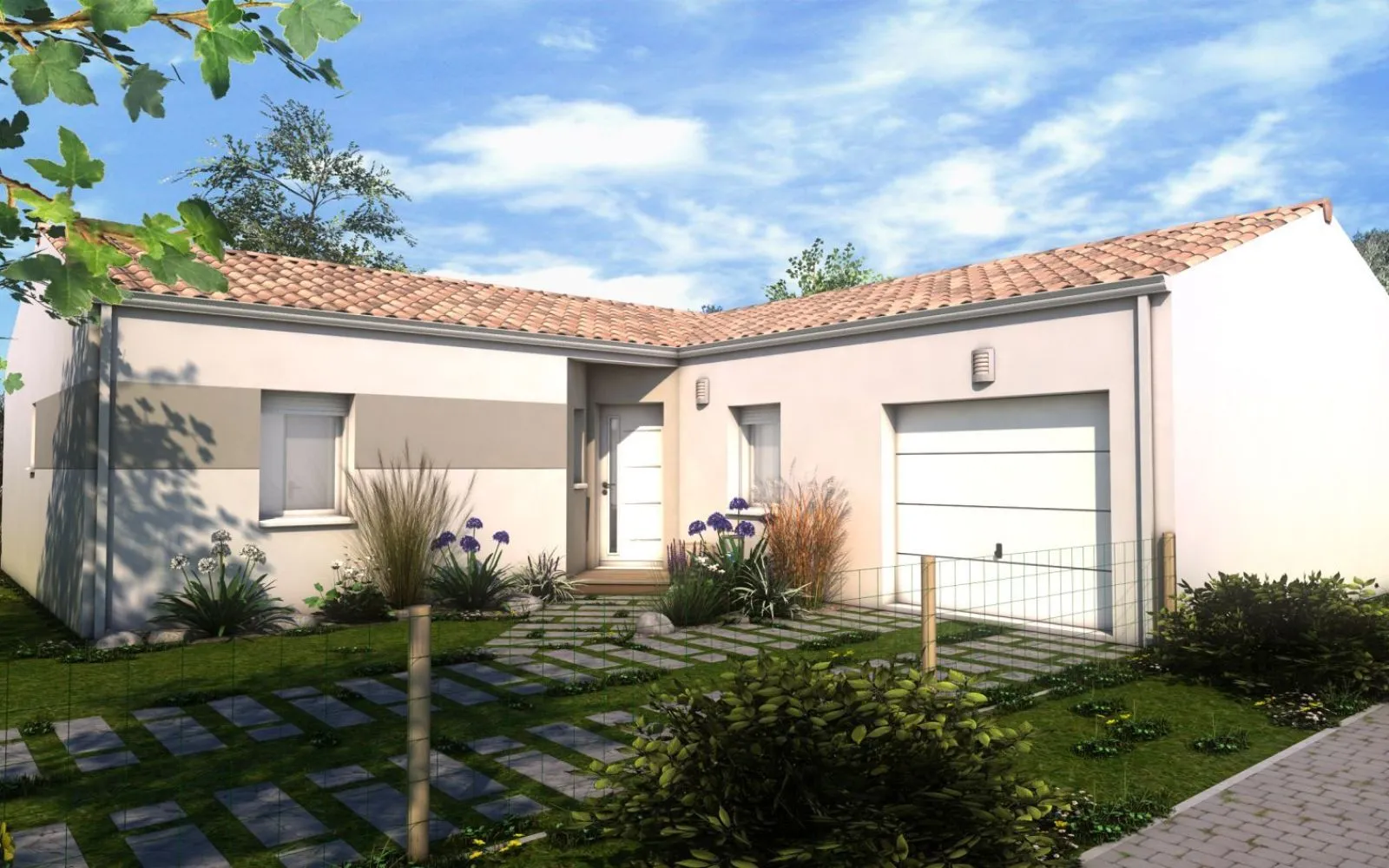 Maison 3 chambres sur un terrain de 350 m² à SAINT-COLOMBAN. à Saint-Colomban — photo 1
