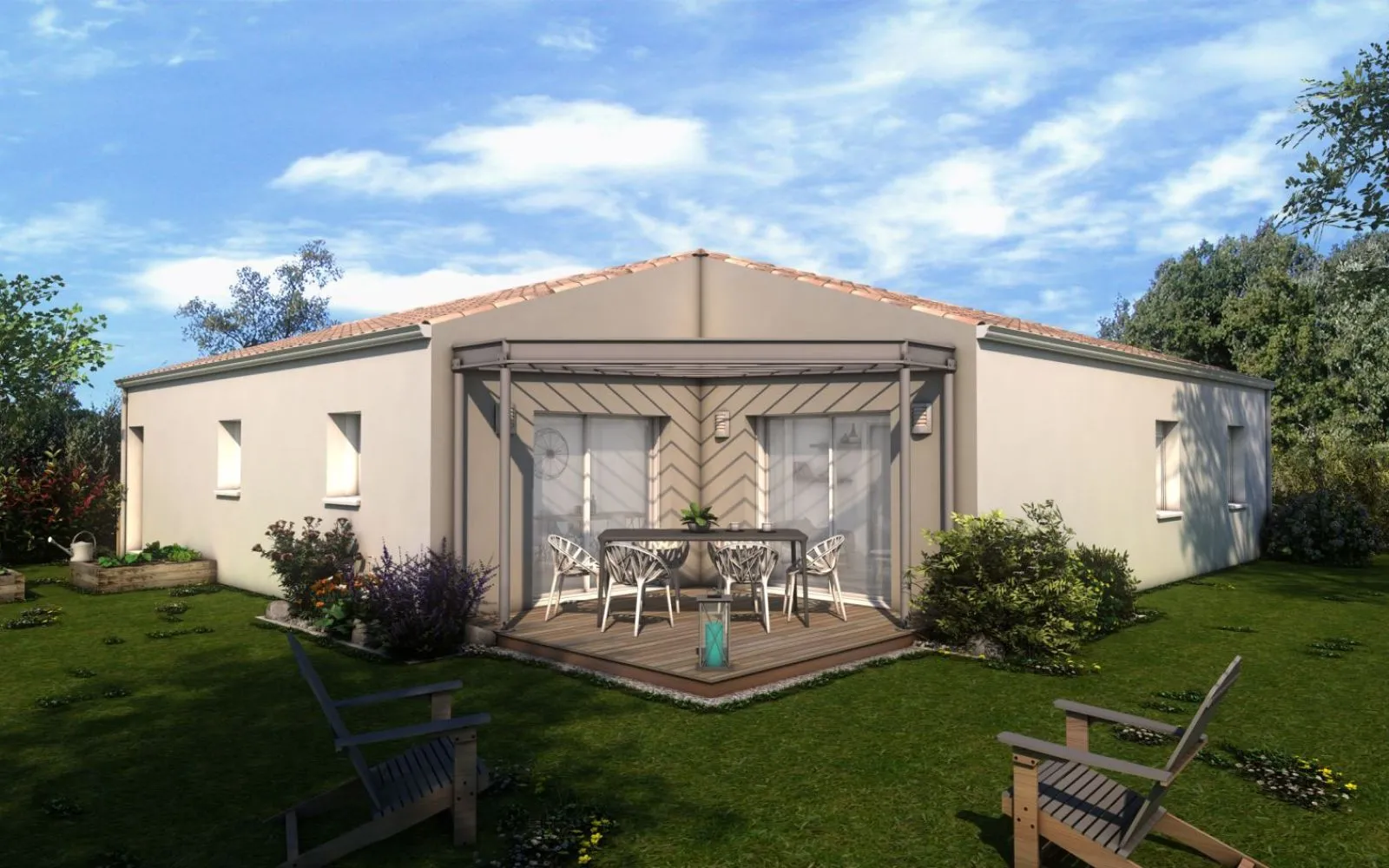 Maison 3 chambres sur un terrain de 350 m² à SAINT-COLOMBAN. à Saint-Colomban — photo 2