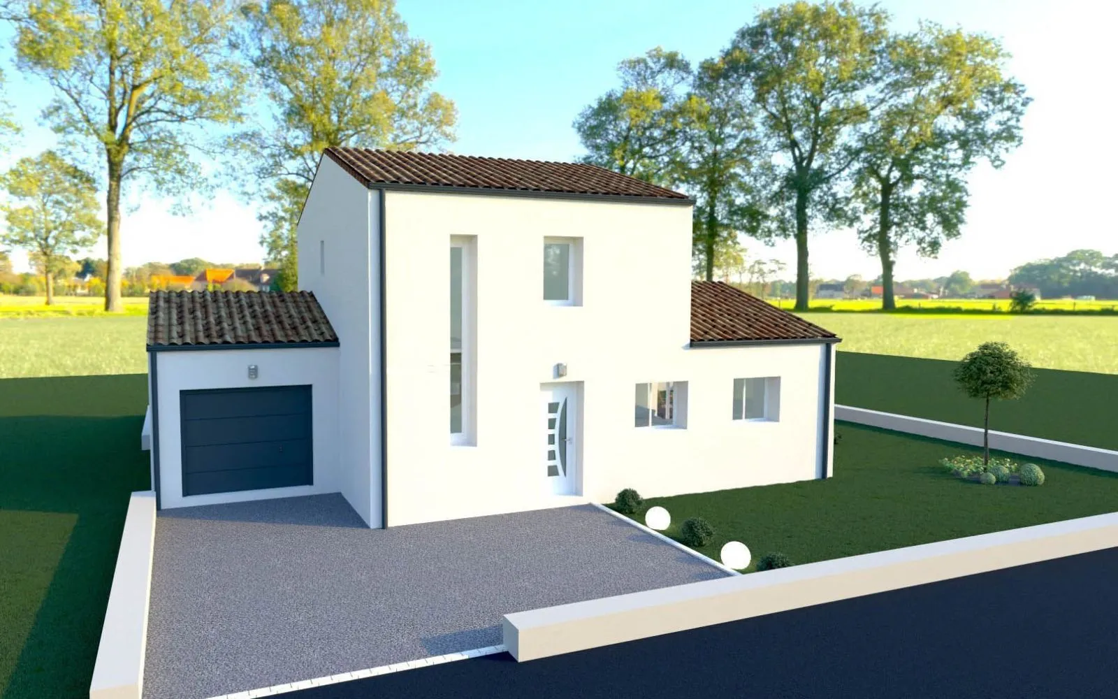 Maison 3 chambres sur un terrain de 364 m² à LA FLOCELLIERE. à La Flocellière — photo 1