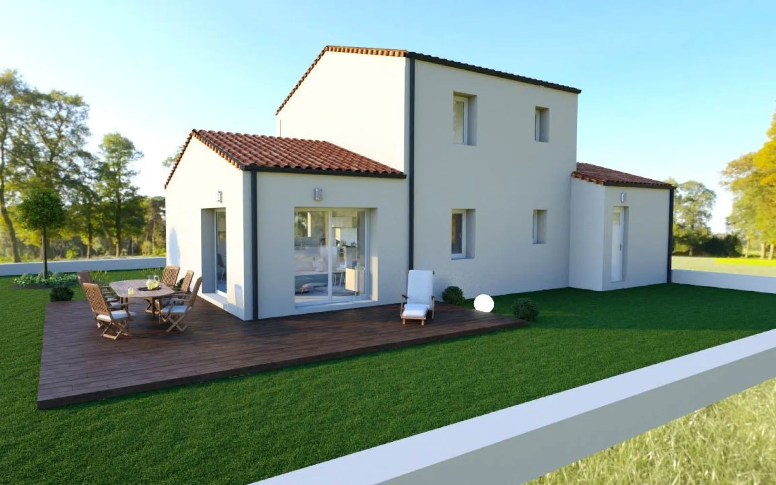 Maison 3 chambres sur un terrain de 364 m² à LA FLOCELLIERE. à La Flocellière — photo 2