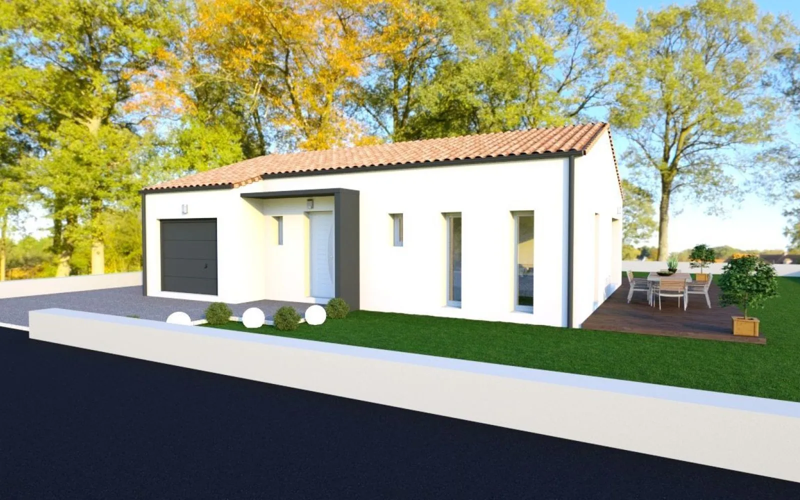 Maison 3 chambres sur un terrain de 432 m² à THORIGNY. à Thorigny — photo 1