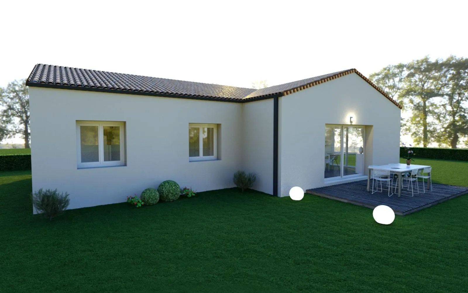 Maison 3 chambres sur un terrain de 345 m² à L'ILE-D'OLONNE. à L'Île-d'Olonne — photo 2