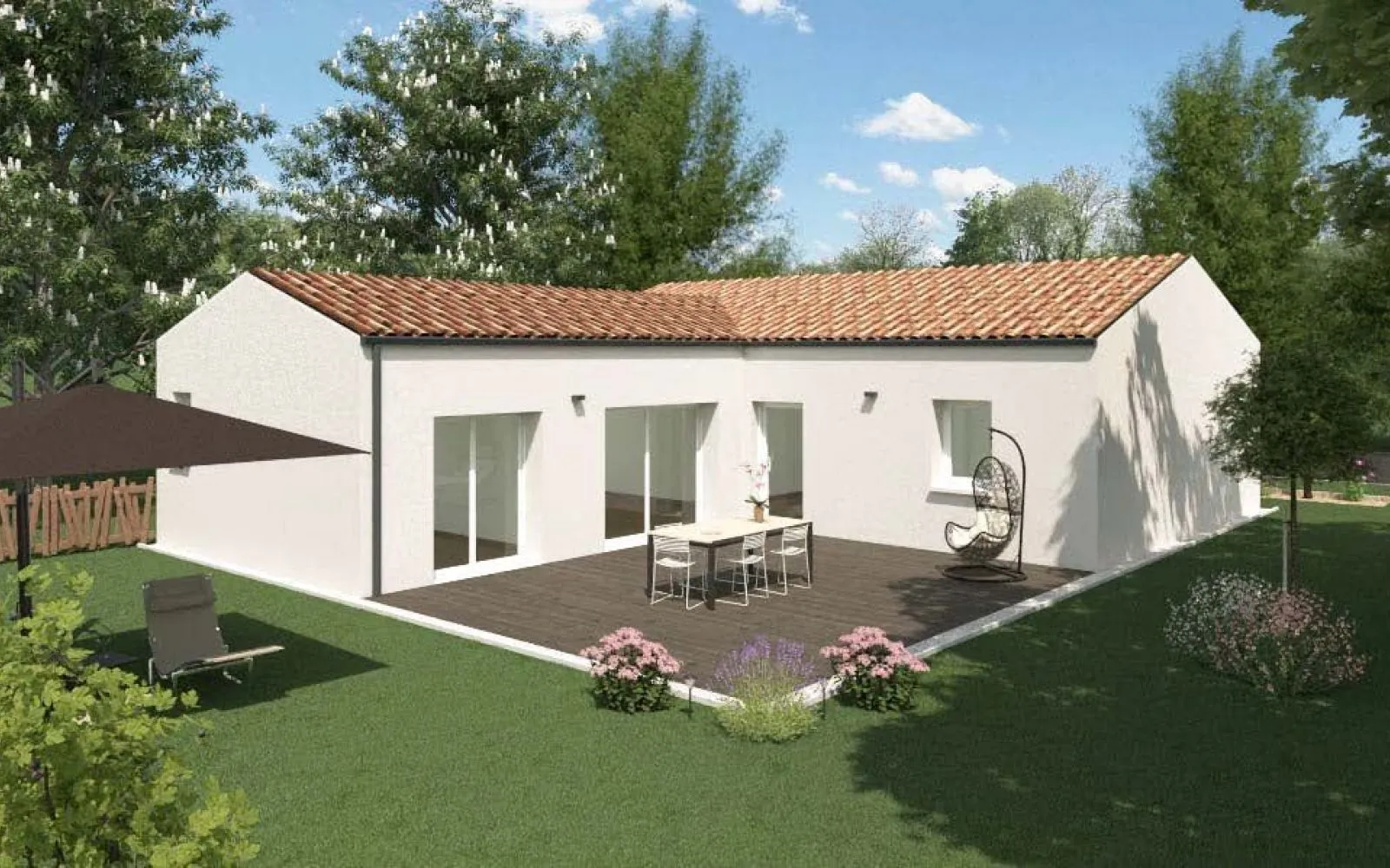 Maison 3 chambres sur un terrain de 217 m² à DOMPIERRE-SUR-YON. à Dompierre-sur-Yon — photo 2