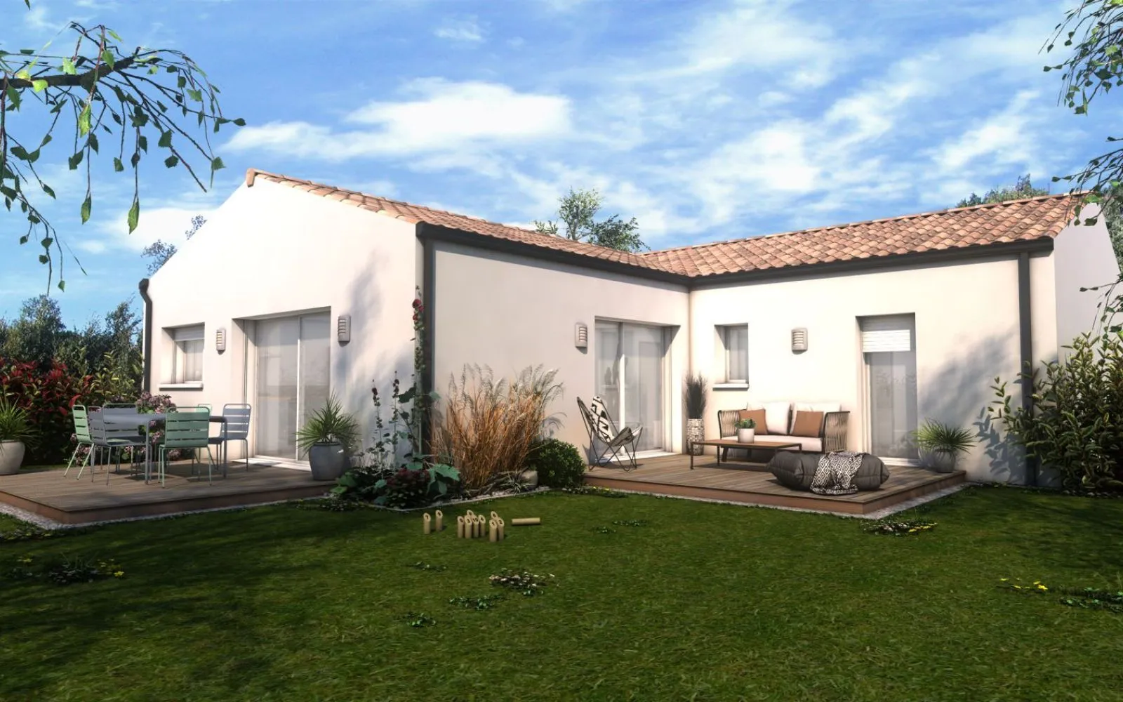 Maison 3 chambres sur un terrain de 219 m² à BAZOGES-EN-PAREDS. à Bazoges-en-Pareds — photo 1