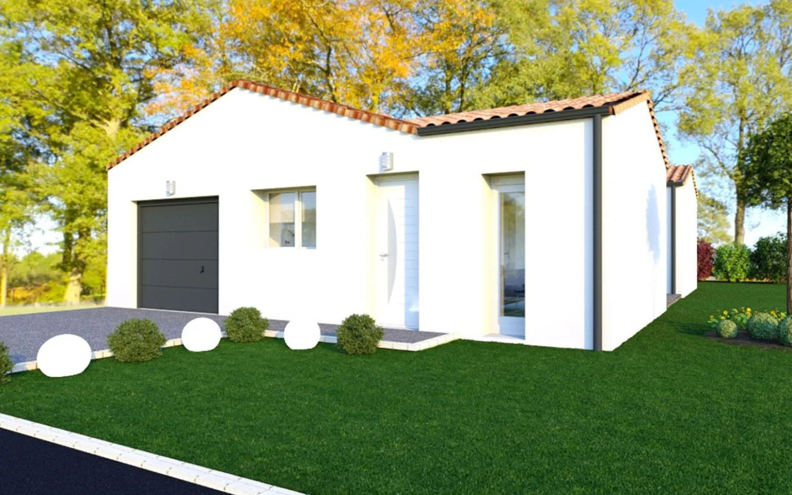 Maison 2 chambres sur un terrain de 742 m² à LES ACHARDS. à Les Achards — photo 1