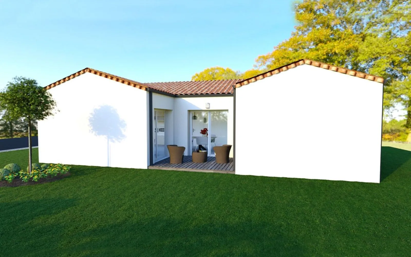 Maison 2 chambres sur un terrain de 742 m² à LES ACHARDS. à Les Achards — photo 2