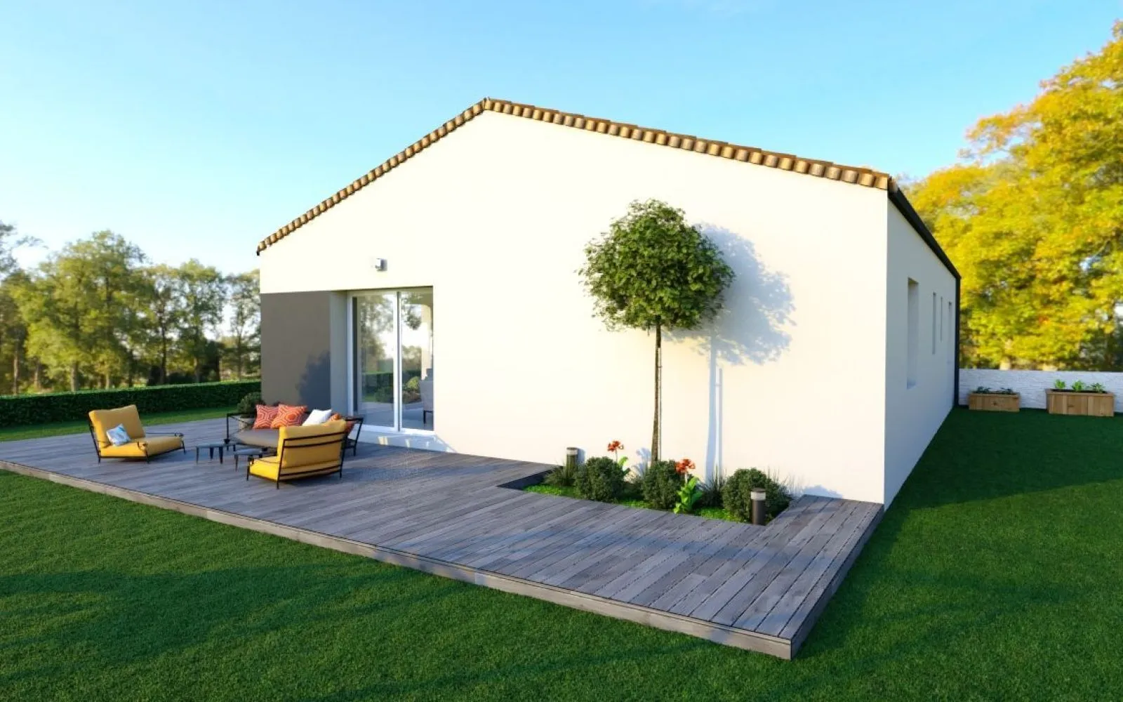 Maison 2 chambres sur un terrain de 219 m² à BAZOGES-EN-PAREDS. à Bazoges-en-Pareds — photo 2