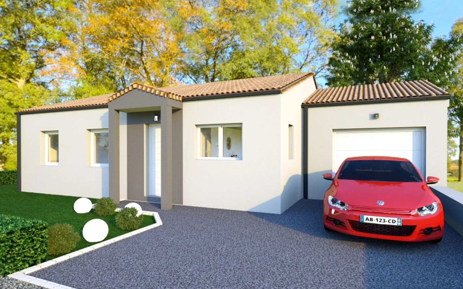 Maison 3 chambres sur un terrain de 217 m² à DOMPIERRE-SUR-YON. à Dompierre-sur-Yon — photo 1