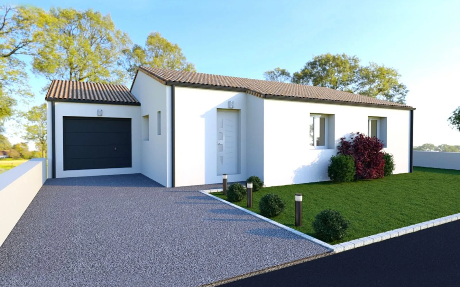 Maison 3 chambres sur un terrain de 392 m² à TALMONT-SAINT-HILAIRE. à Talmont-Saint-Hilaire — photo 1