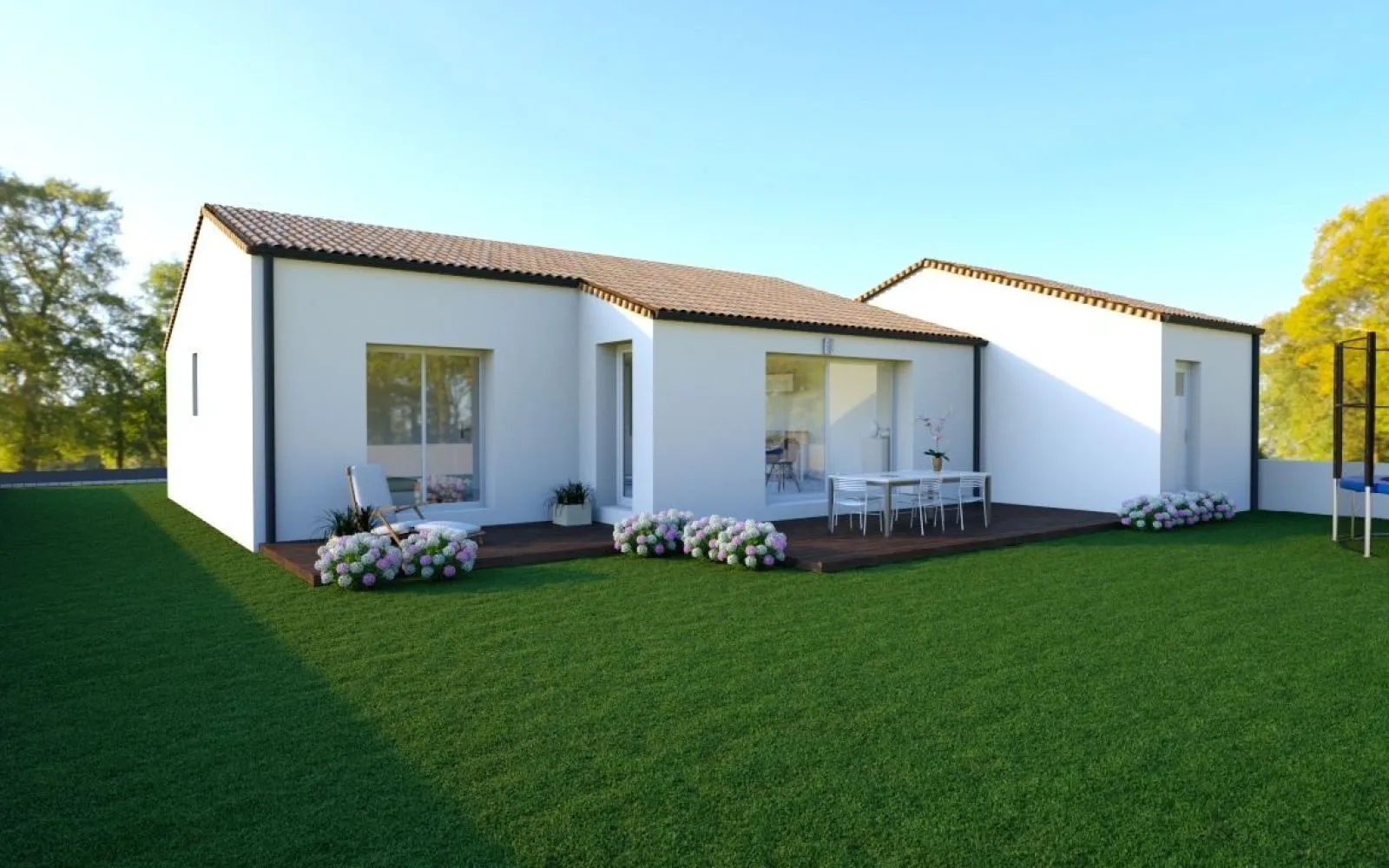 Maison 3 chambres sur un terrain de 392 m² à TALMONT-SAINT-HILAIRE. à Talmont-Saint-Hilaire — photo 2