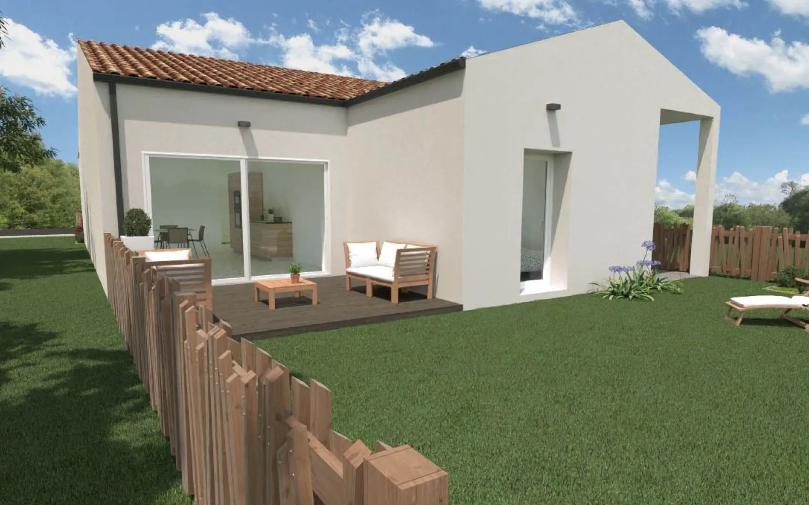 Maison 3 chambres sur un terrain de 398 m² à ANGLES. à Angles — photo 2