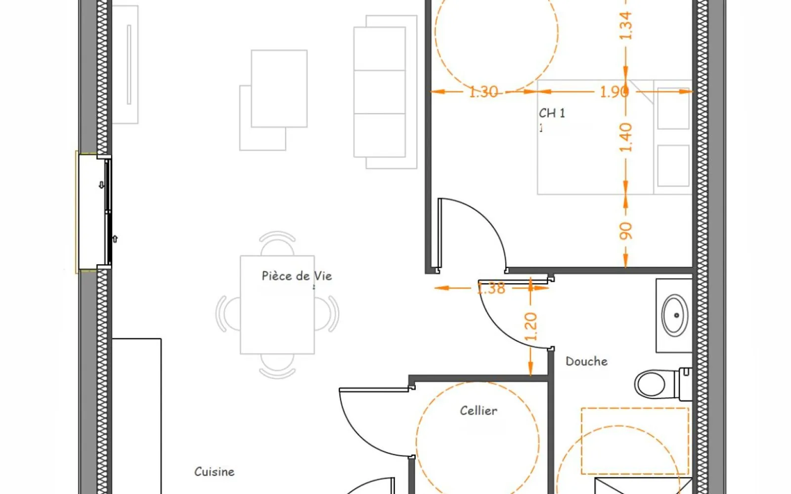 Maison 1 chambres sur un terrain de 308 m² à REAUMUR. à Réaumur — photo 3