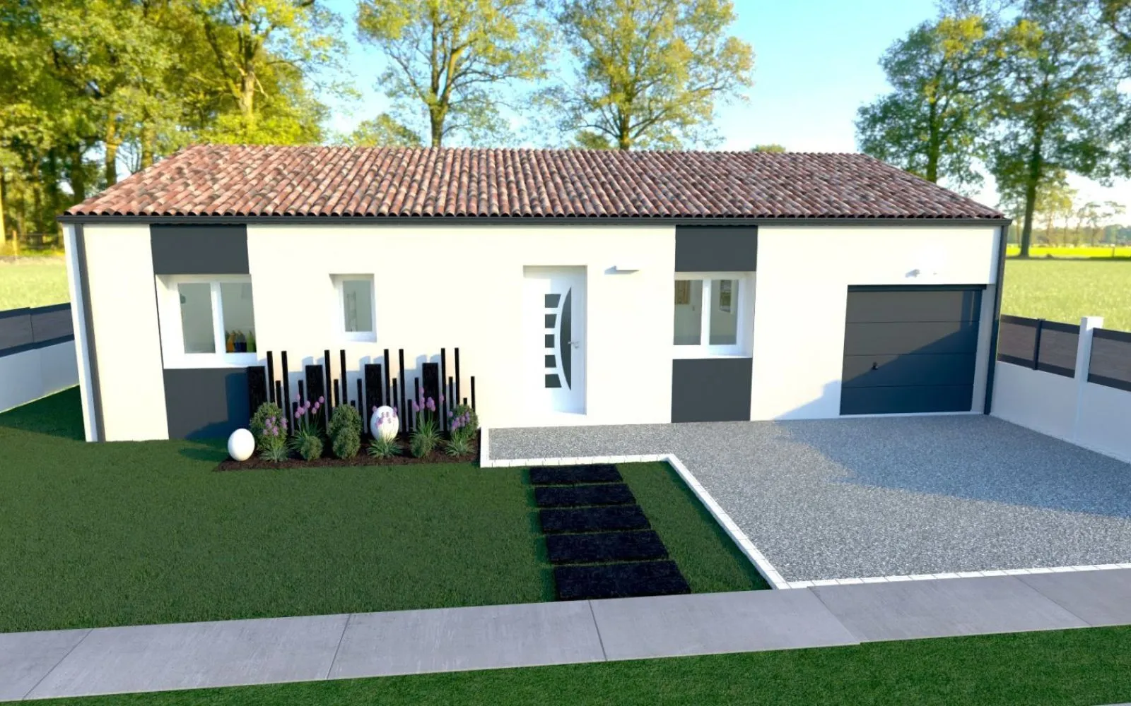 Maison 3 chambres sur un terrain de 278 m² à LA ROCHE-SUR-YON. à La Roche-sur-Yon — photo 1