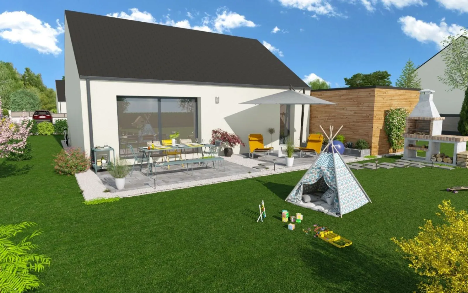 Projet de construction d'une maison 69.93 m² avec terrain à MOULT (14) à Moult — photo 2