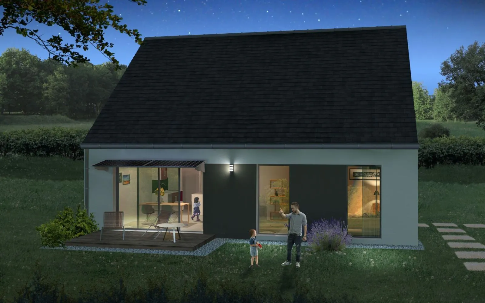 Projet de construction d'une maison 89.33 m² avec terrain à MOULT (14) à Moult — photo 2