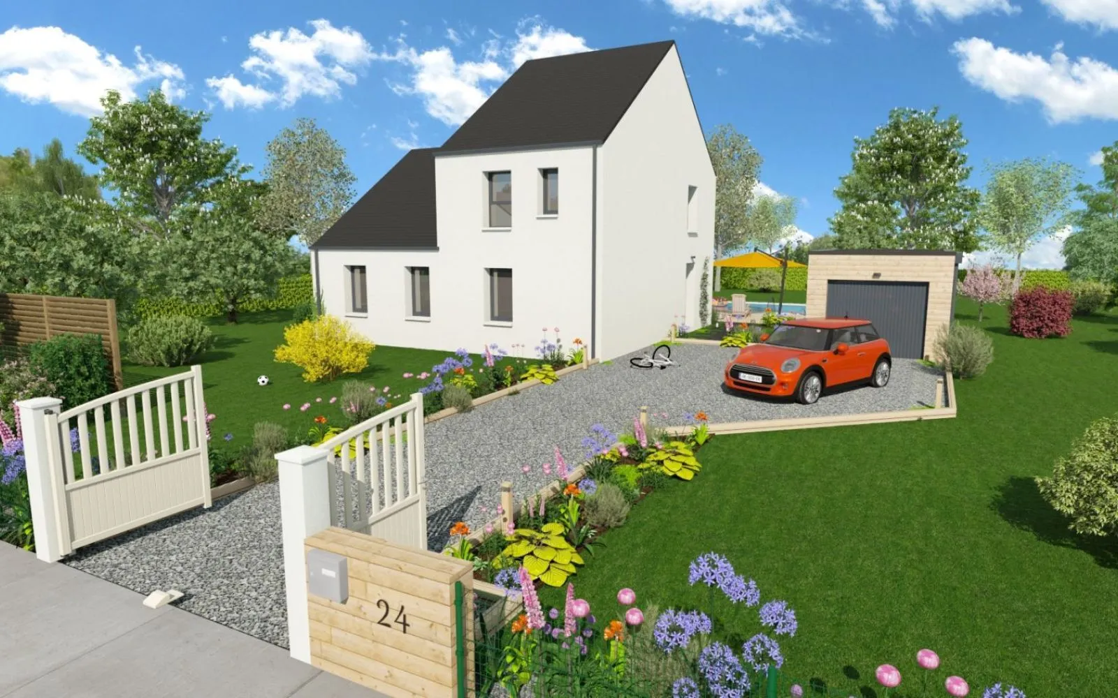Projet de construction d'une maison 110.54 m² avec terrain à MOULT (14) à Moult — photo 1